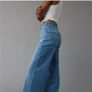 American Eagle high rise baggy jeans